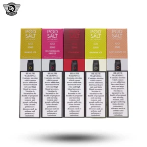 POD SALT GO DISPOSABLE 2500 PUFFS 20MG