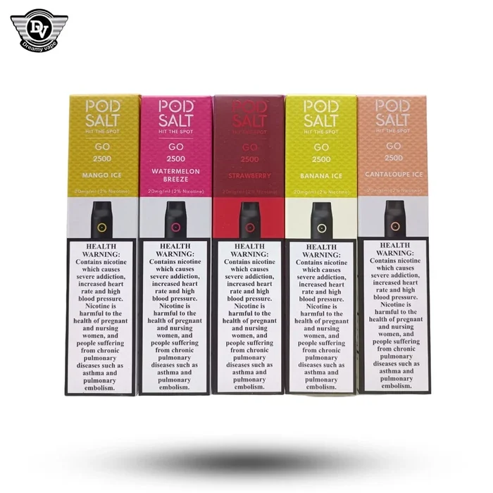 POD SALT GO DISPOSABLE 2500 PUFFS 20MG