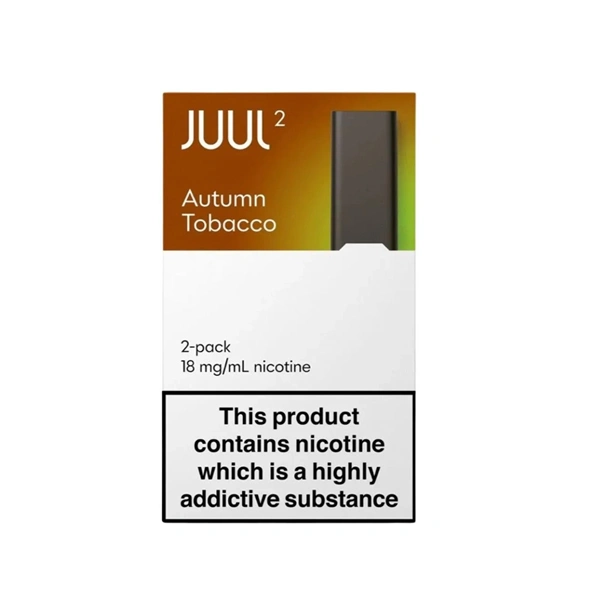 JUUL 2 Autumn Tobacco Pods UK UAE Original Prefilled Pods JUUL 2 Autumn Tobacco Pods UK UAE Original Replacement Pods