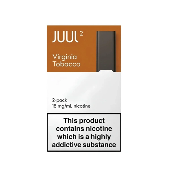 JUUL 2 Virginia Tobacco Pods UK UAE Original Prefilled Pods JUUL 2 Virginia Tobacco Pods UK UAE Original Replacement Pods