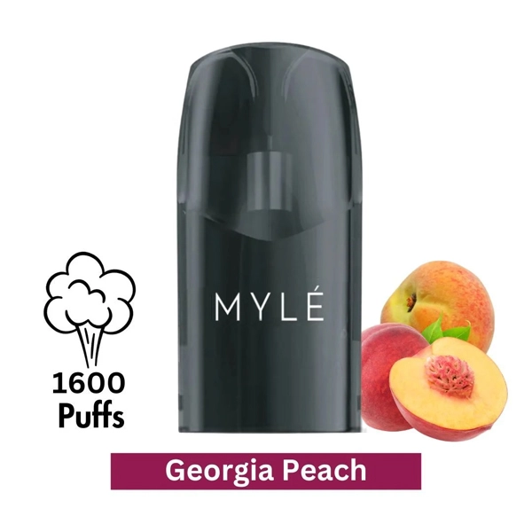 MYLE V5 Georgia Peach Pods - Dreamy Vape UAE MYLE V5 Georgia Peach Pods - Dreamy Vape UAE