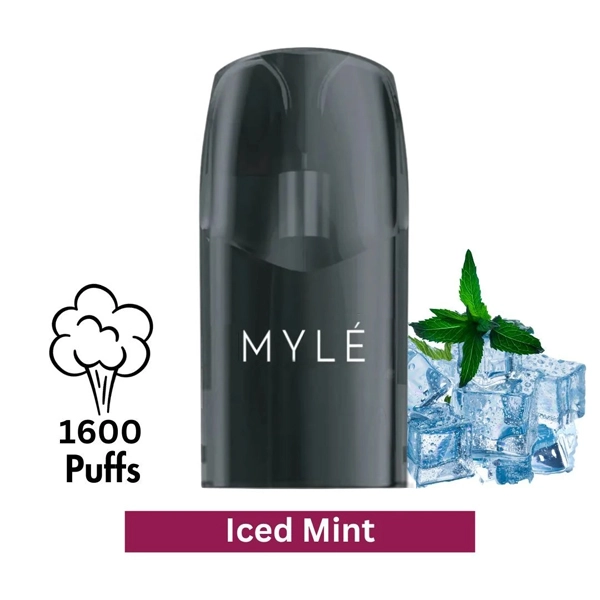 MYLE V5 Iced Mint Pods - Dreamy Vape UAE MYLE V5 Iced Mint Pods UAE Original Prefilled Pods