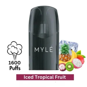 MYLE V5 Iced Tropical Fruit Pods UAE Original Replacement Pods