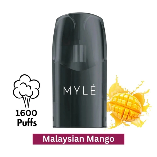 MYLE V5 Malaysian Mango Pods - Dreamy Vape UAE MYLE V5 Malaysian Mango Pods UAE Original Replacement Pods