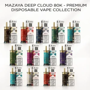Mazaya 80K Puffs UAE 6mg Rechargeable Disposable Vape