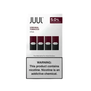 JUUL Virginia Tobacco Pods 5% 2 Pack UAE Original Pre-Filled Vape Pods
