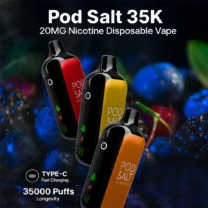 Pod Salt 35K 20mg Disposable Vape 35000 Puffs Rechargeable in UAE