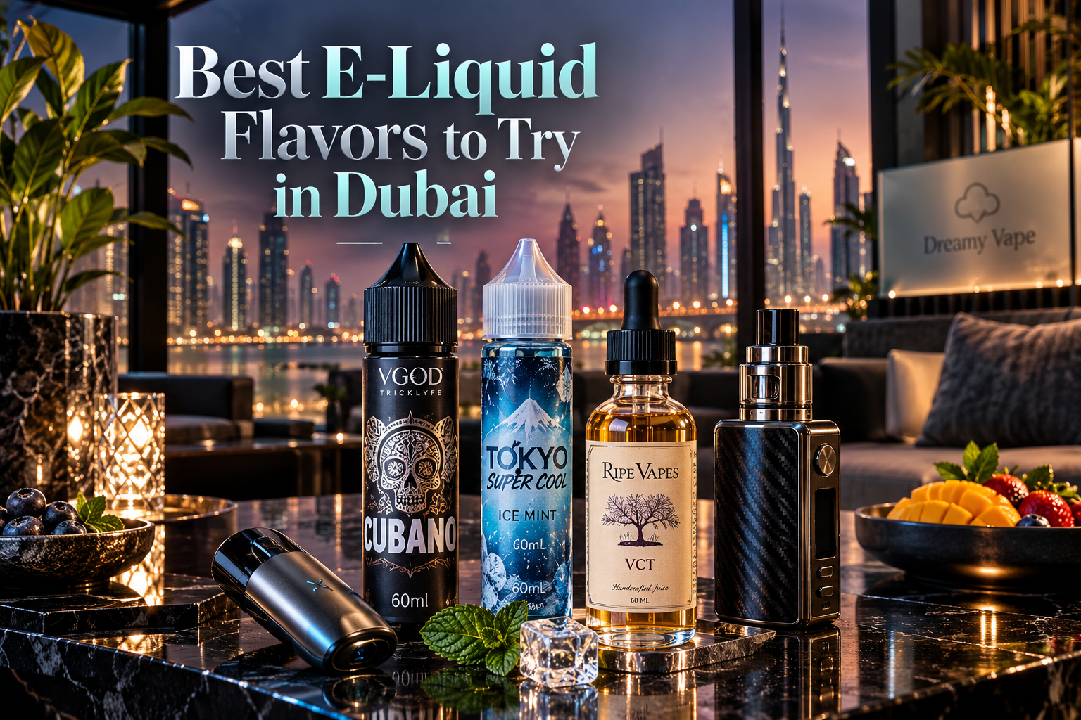 Best E-Liquid Flavors to Try in Dubai 1 e-liquid flavors