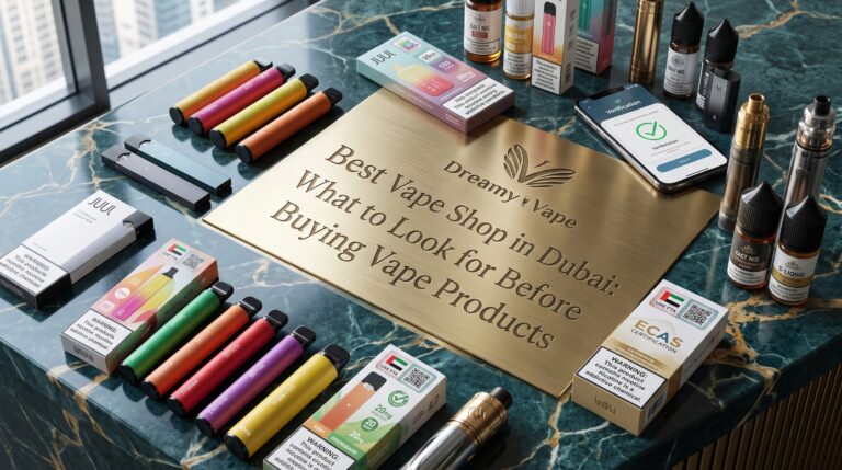 Best Vape Shop in Dubai: What to Look for Before Buying Vape Products